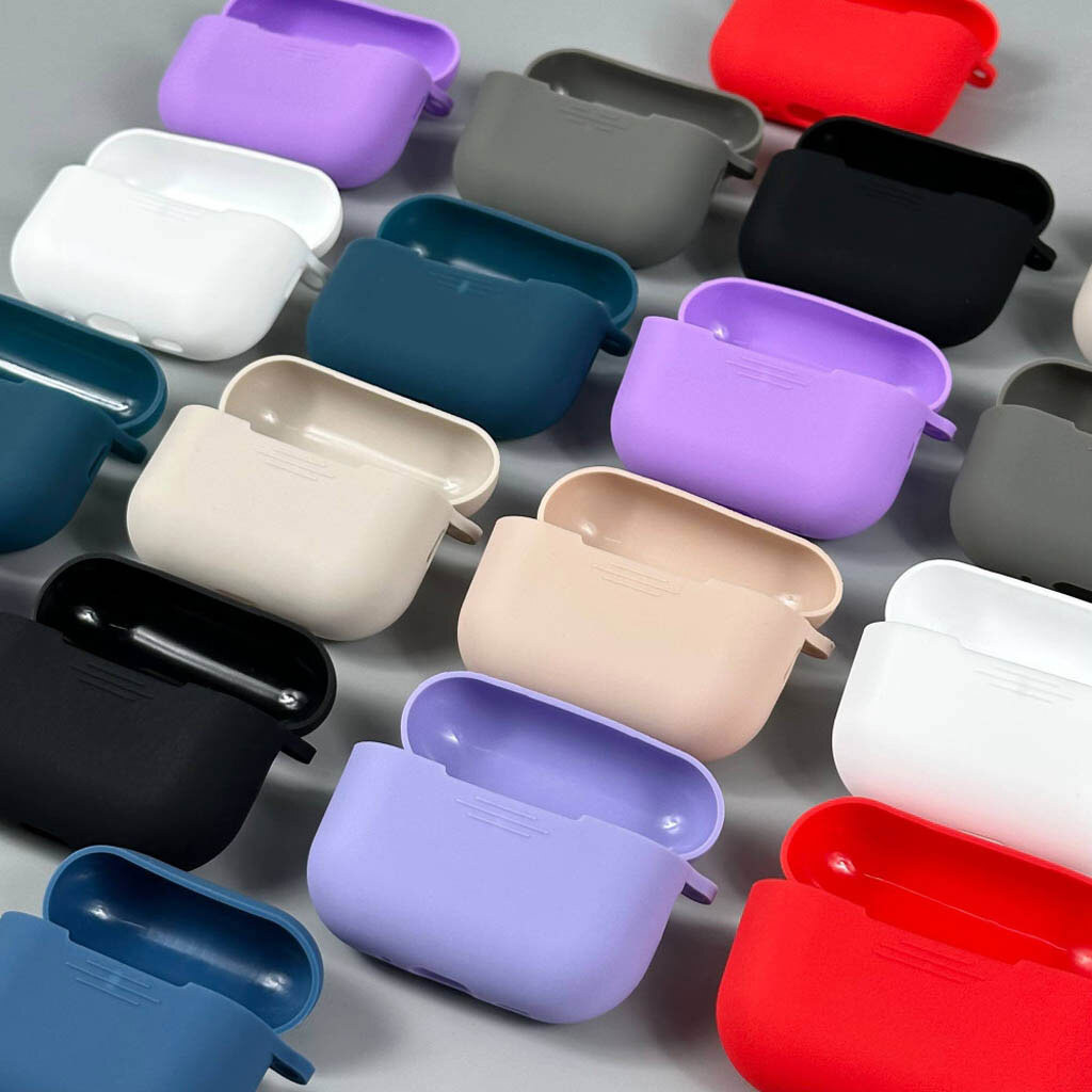 Чехол (накладка) Apple AirPods Pro 3, Hang Case, Серый - № 2 Чехол (накладка) Apple AirPods Pro 3, Hang Case, Серый - № 2