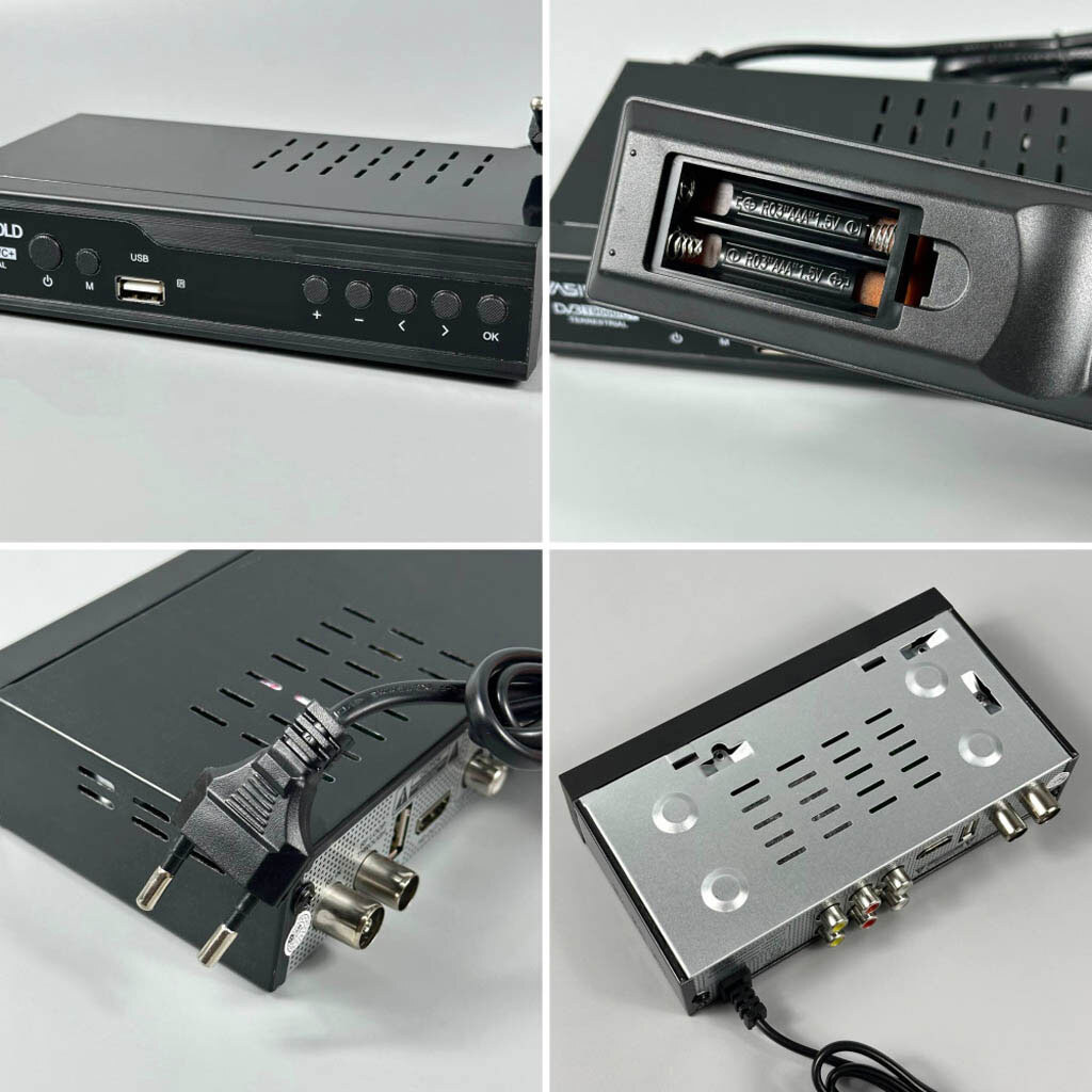 Цифрова приставка T2 YASINGOLD M7070, Чорний - № 3 Цифрова приставка T2 YASINGOLD M7070, Чорний - № 3