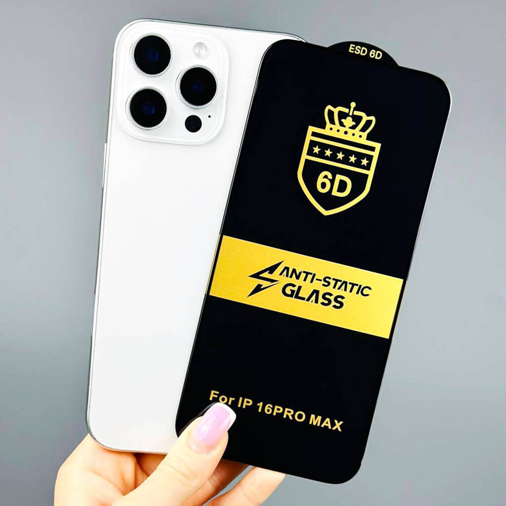 Защитное стекло Samsung Galaxy S26 Plus, Anti-Static, 6D, Черный - № 4 Защитное стекло Samsung Galaxy S26 Plus, Anti-Static, 6D, Черный - № 4