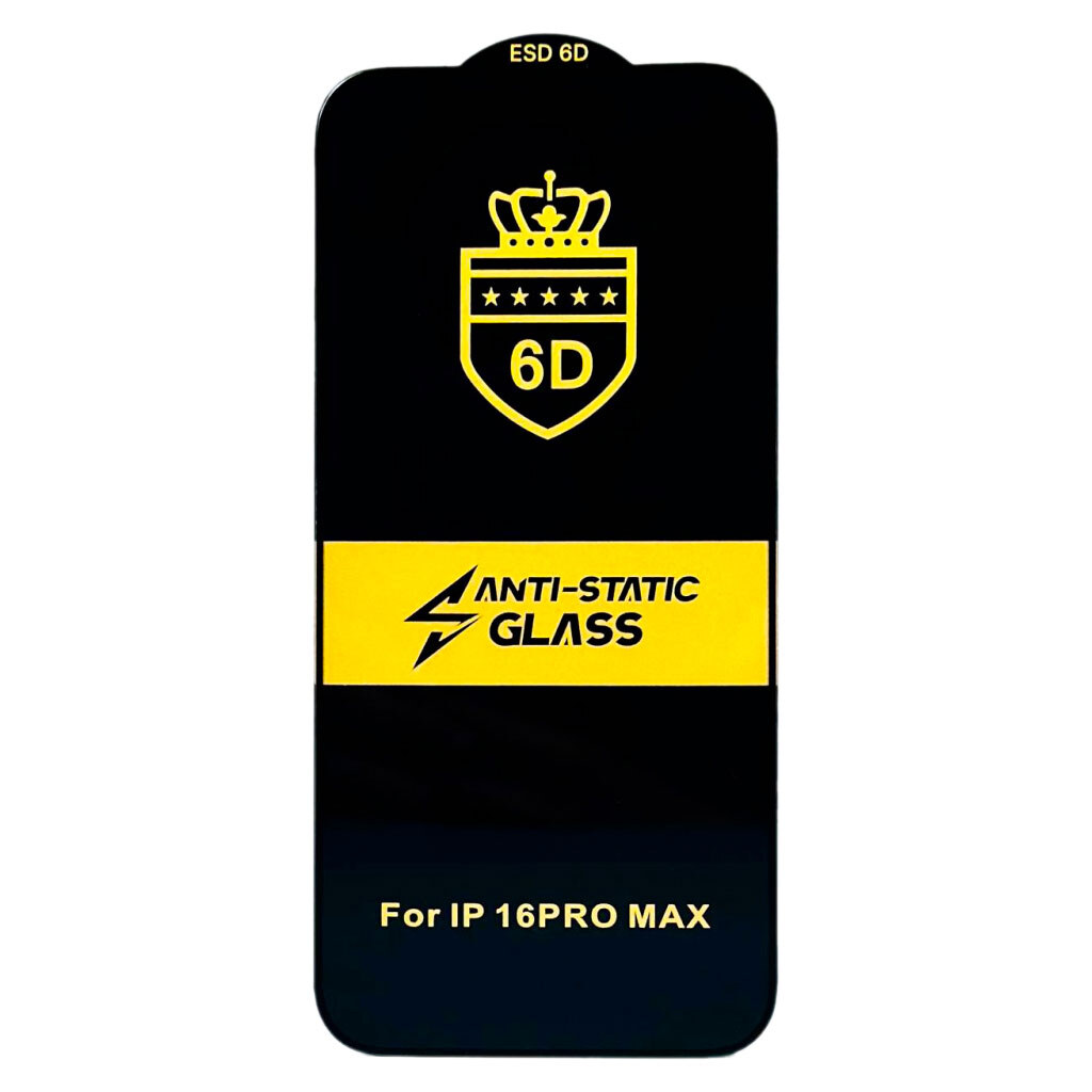 Захисне скло Samsung Galaxy S26, Anti-Static, 6D, Чорний - № 1 Захисне скло Samsung Galaxy S26, Anti-Static, 6D, Чорний - № 1