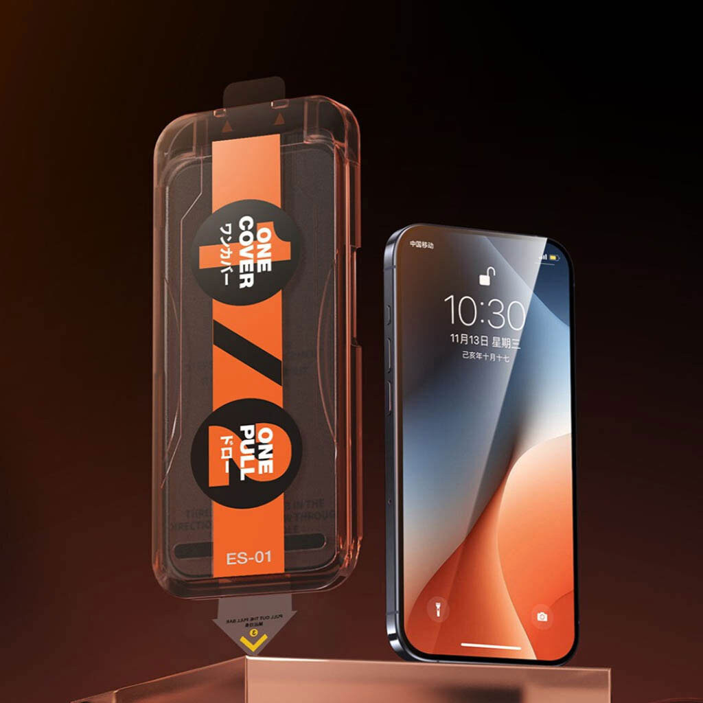 Защитное стекло Apple iPhone 17 Pro Max, Remax ES-01, Черный - № 6 Защитное стекло Apple iPhone 17 Pro Max, Remax ES-01, Черный - № 6