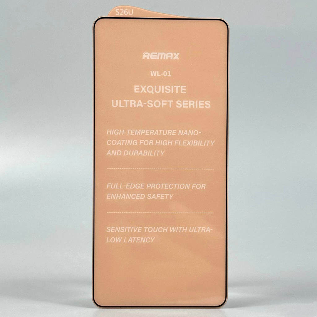 Защитное стекло Samsung Galaxy S26 Plus, Remax WL-01 Future Ultra-soft, 9D, Черный - № 2 Защитное стекло Samsung Galaxy S26 Plus, Remax WL-01 Future Ultra-soft, 9D, Черный - № 2