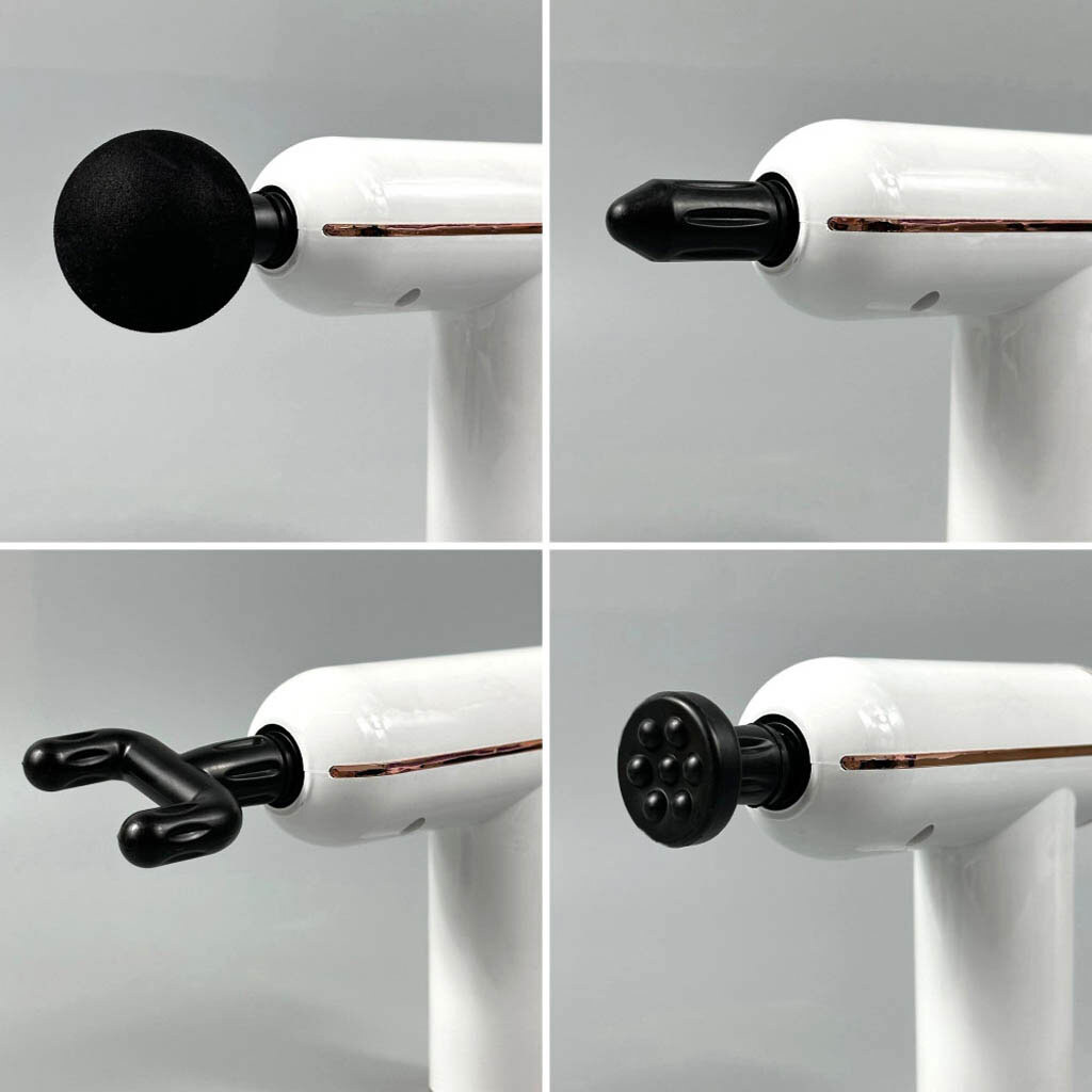 Массажер Massage Gun JY-720, Белый - № 4 Массажер Massage Gun JY-720, Белый - № 4