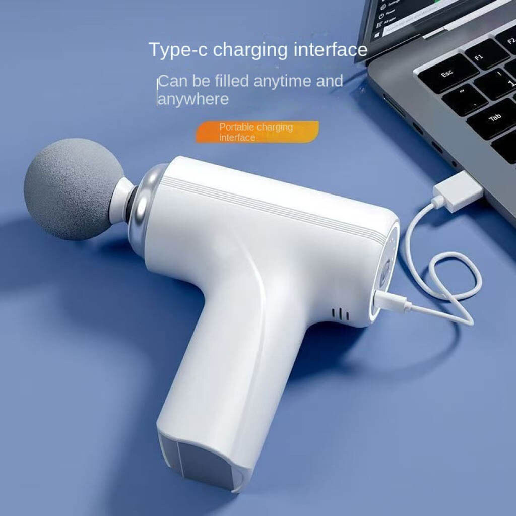 Массажер Mini Massage Gun CY-005, Белый - № 2 Массажер Mini Massage Gun CY-005, Белый - № 2