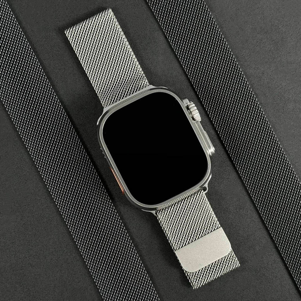 Ремінець Apple Watch 38 / Watch 40, Milanese loop, Starlight, Білий - № 8 Ремінець Apple Watch 38 / Watch 40, Milanese loop, Starlight, Білий - № 8