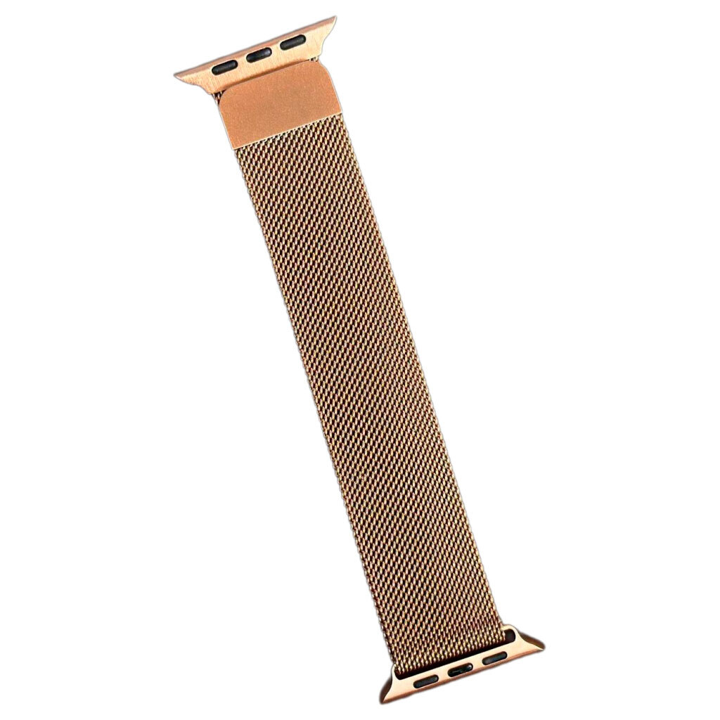 Ремінець Apple Watch 42 / Watch 44, Milanese loop, Retro-Gold, Золотий - № 1 Ремінець Apple Watch 42 / Watch 44, Milanese loop, Retro-Gold, Золотий - № 1