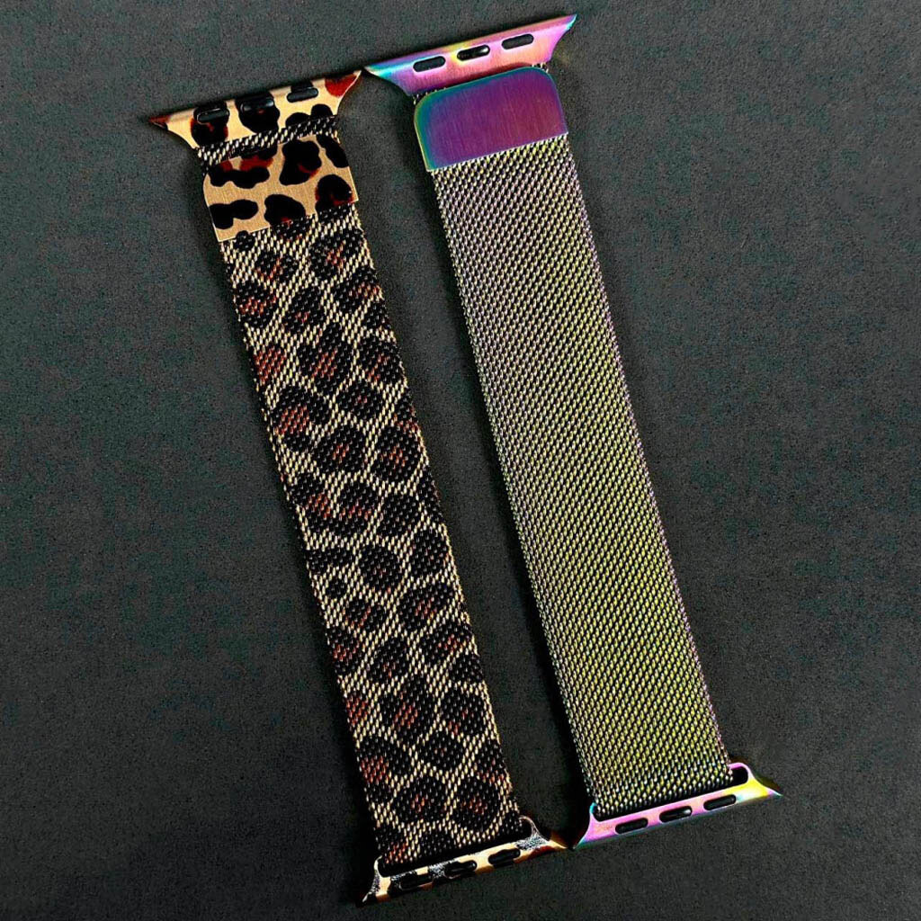Ремінець Apple Watch 42 / Watch 44, Milanese loop, Retro-Gold, Золотий - № 4 Ремінець Apple Watch 42 / Watch 44, Milanese loop, Retro-Gold, Золотий - № 4