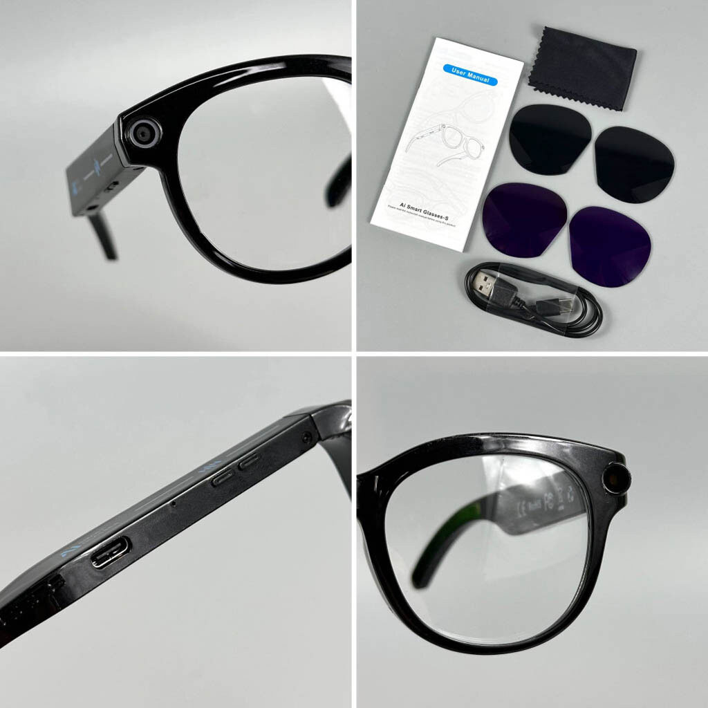 Смарт-очки Smart AI Glasses M88S, Черный - № 4 Смарт-очки Smart AI Glasses M88S, Черный - № 4