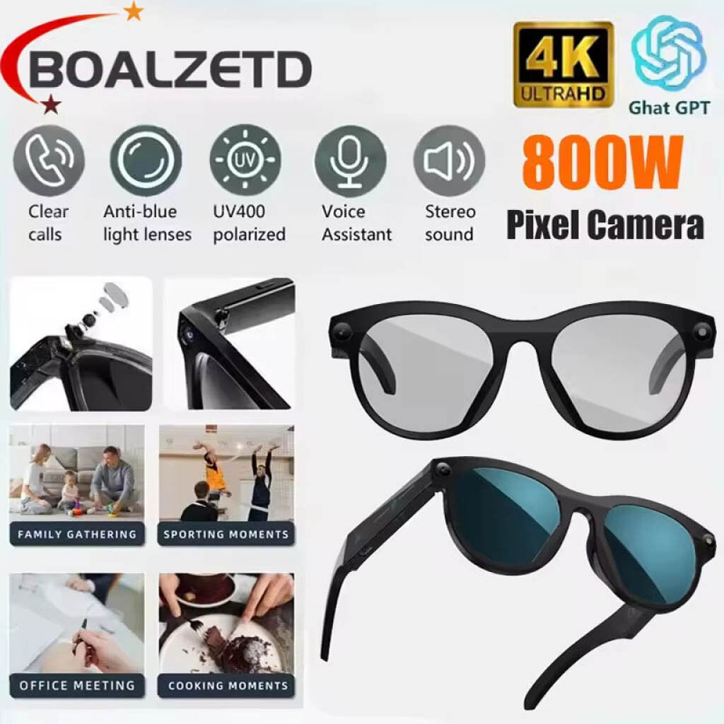 Смарт-очки Smart AI Glasses M88S, Черный - № 9 Смарт-очки Smart AI Glasses M88S, Черный - № 9