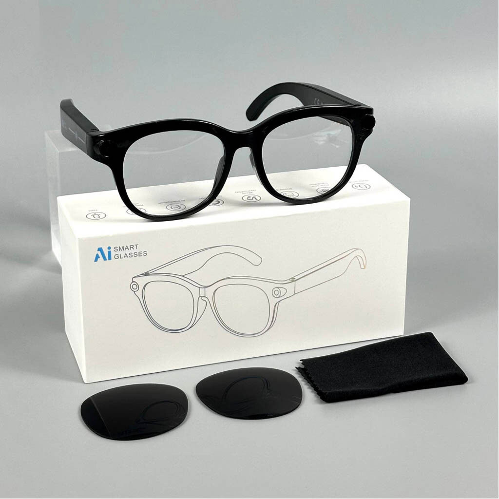 Смарт-окуляри Smart AI Glasses M89, Чорний - № 12 Смарт-окуляри Smart AI Glasses M89, Чорний - № 12