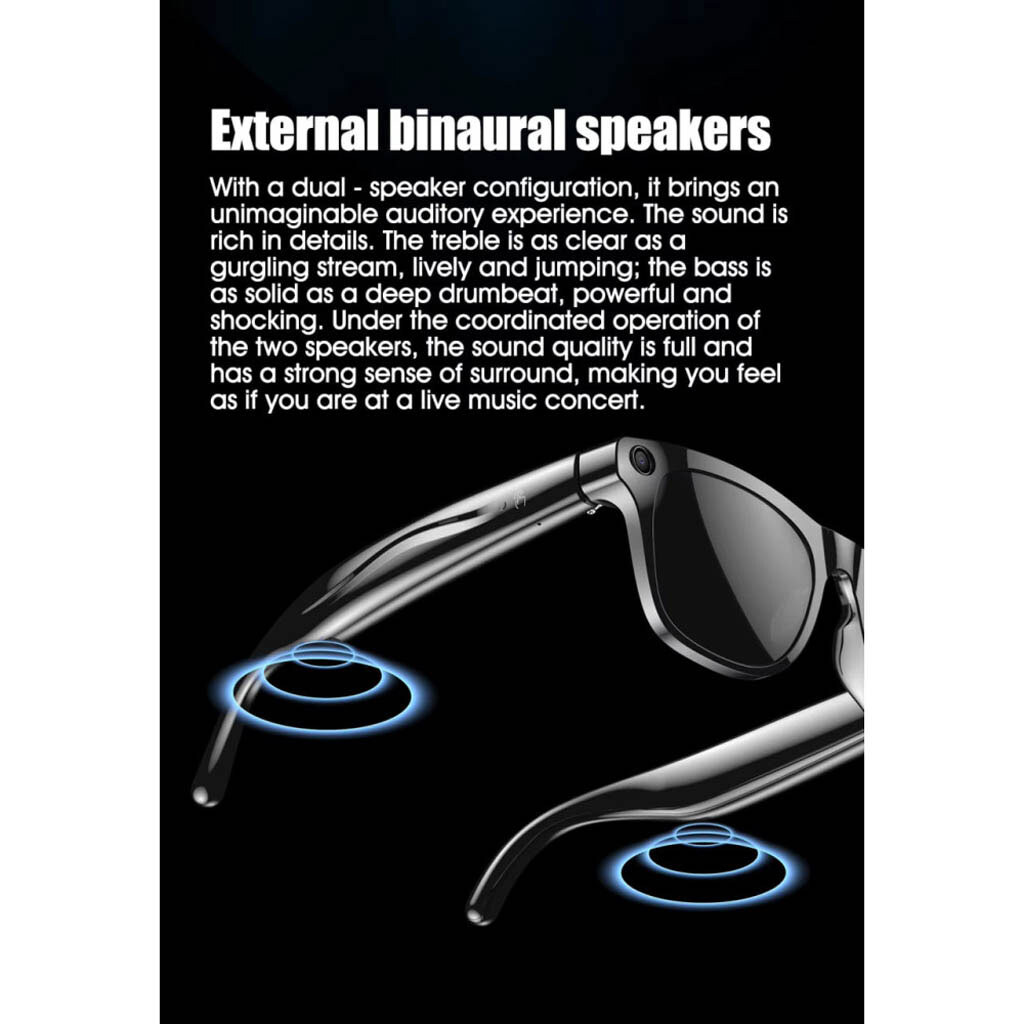 Смарт-очки Smart AI Glasses xKoen Pro, Черный - № 6 Смарт-очки Smart AI Glasses xKoen Pro, Черный - № 6