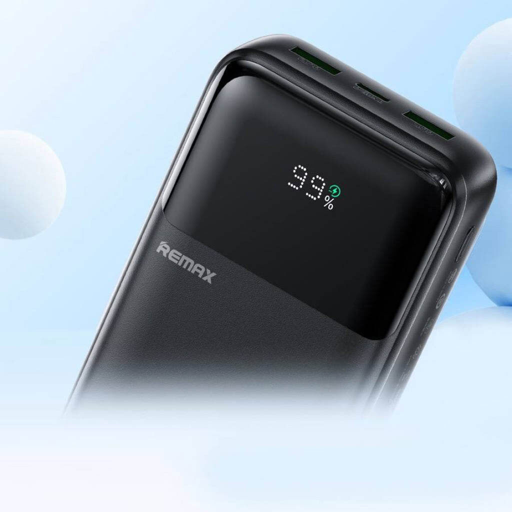 Портативна батарея (Power Bank) Remax FCP-2, 20000 mAh, Чорний - № 3 Портативна батарея (Power Bank) Remax FCP-2, 20000 mAh, Чорний - № 3