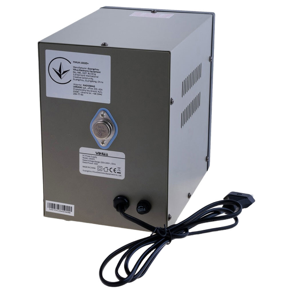 Блок живлення лабораторний YiHUA 1502D+ - № 2 Блок живлення лабораторний YiHUA 1502D+ - № 2