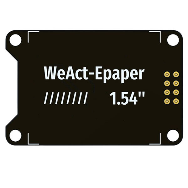 Дисплей чорнильний 1.54" WeAct Studio E-Paper, чорний/білий - № 1 Дисплей чорнильний 1.54" WeAct Studio E-Paper, чорний/білий - № 1