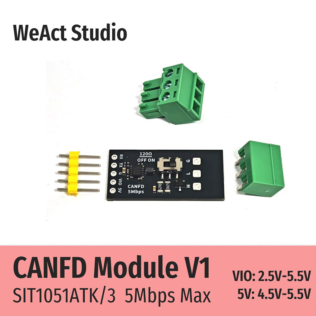 Модуль CAN V1 WeAct Studio SIT1051ATK/3 - № 2 Модуль CAN V1 WeAct Studio SIT1051ATK/3 - № 2