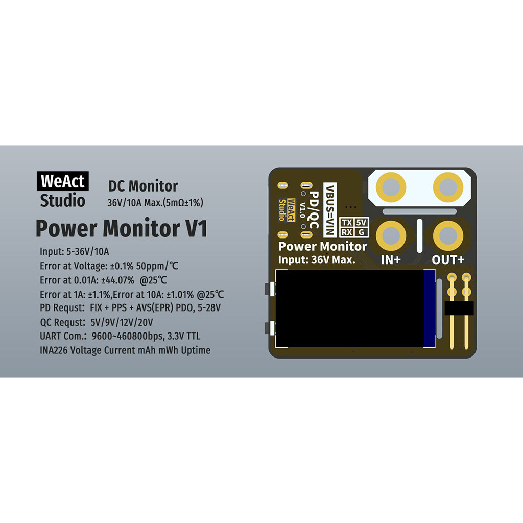 Модуль DC Monitor WeAct Studio V1 - № 2 Модуль DC Monitor WeAct Studio V1 - № 2