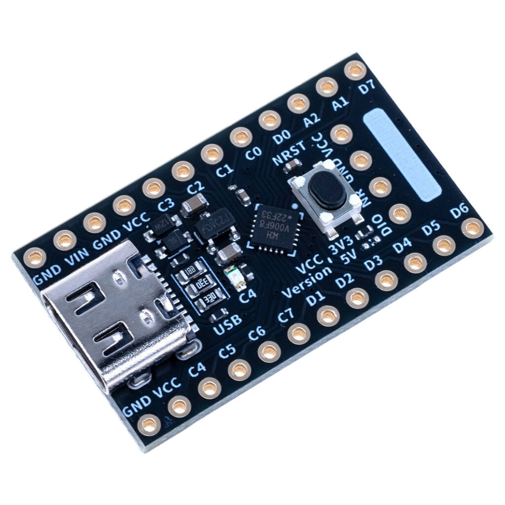 Отладочная плата WeAct Studio CH32V006F8U6 3.3V IO - № 1 Отладочная плата WeAct Studio CH32V006F8U6 3.3V IO - № 1