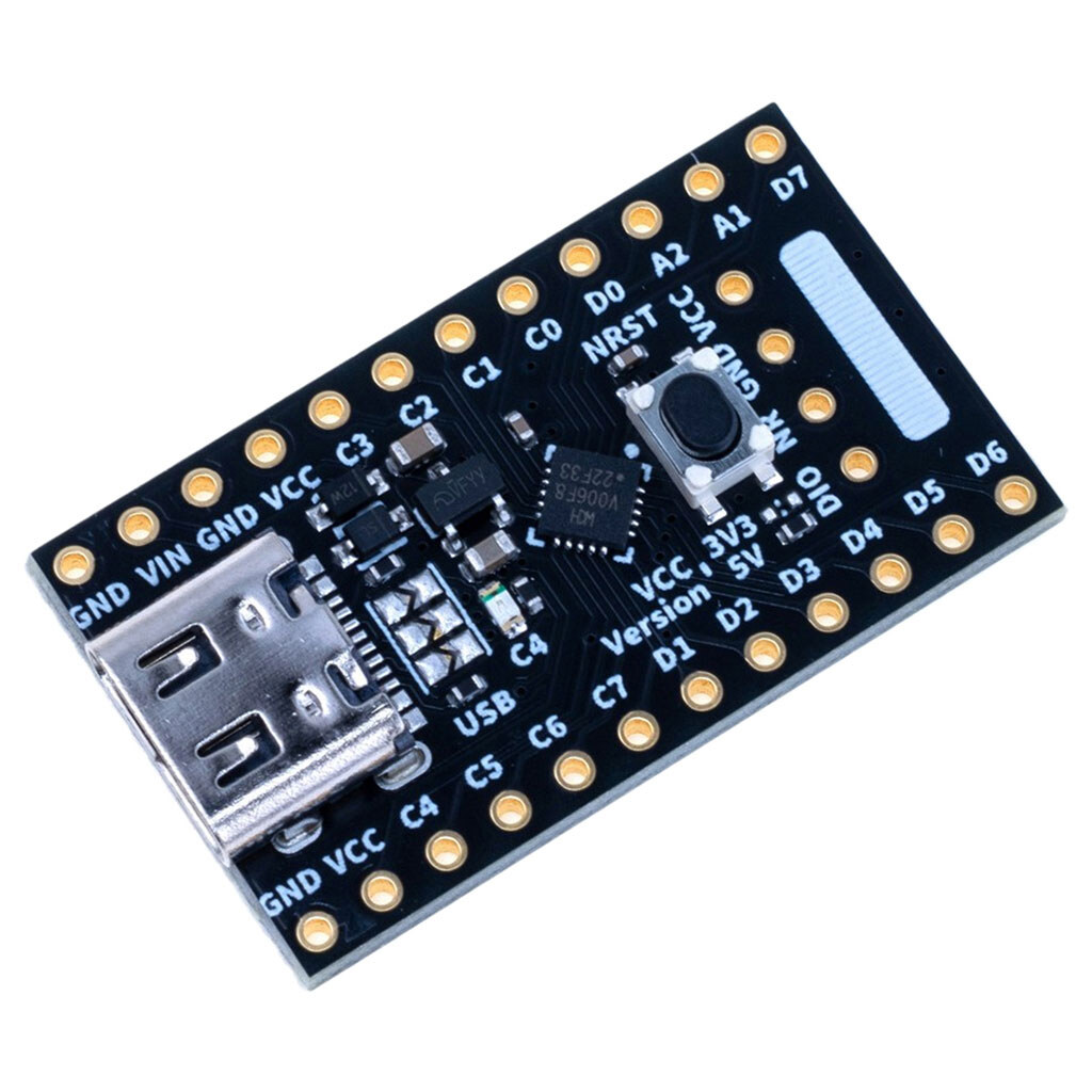 Отладочная плата WeAct Studio CH32V006F8U6 5V IO - № 1 Отладочная плата WeAct Studio CH32V006F8U6 5V IO - № 1