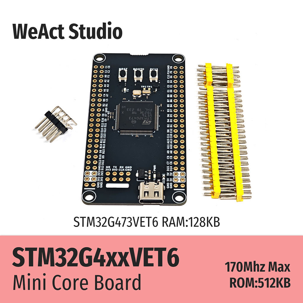 Налагоджувальна плата WeAct Studio STM32G473VET6 - № 5 Налагоджувальна плата WeAct Studio STM32G473VET6 - № 5