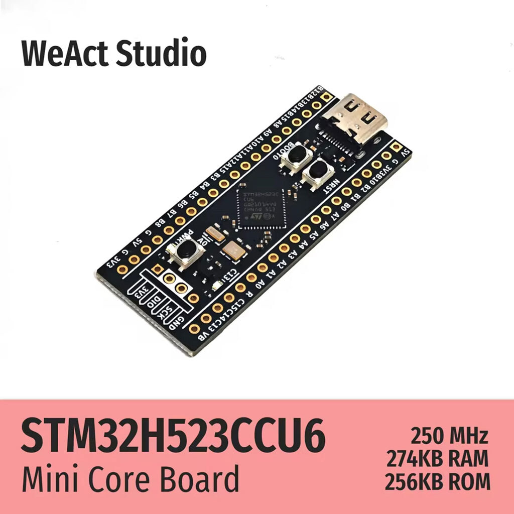 Налагоджувальна плата WeAct Studio STM32H523CCU6 - № 5 Налагоджувальна плата WeAct Studio STM32H523CCU6 - № 5