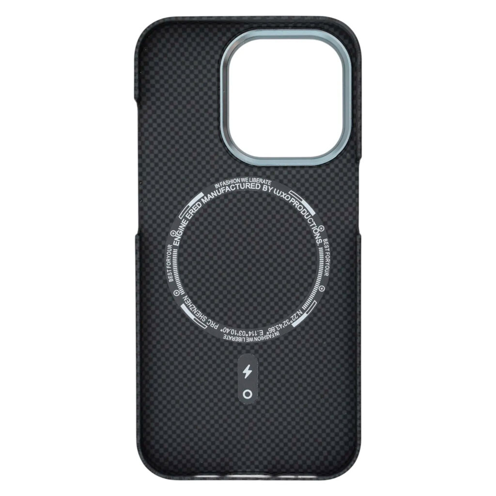 Чехол (накладка) Apple iPhone 16 Pro Max, Pitaka Ultra Slim, MagSafe, Black-Gray, Черный - № 2 Чехол (накладка) Apple iPhone 16 Pro Max, Pitaka Ultra Slim, MagSafe, Black-Gray, Черный - № 2