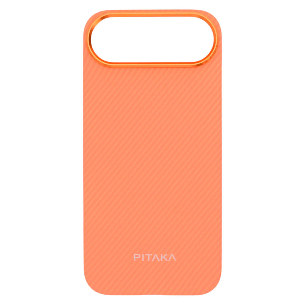 Чехол (накладка) Apple iPhone 17 Air, Pitaka Ultra Slim, MagSafe, Twill Orange, Рисунок - № 1 Чехол (накладка) Apple iPhone 17 Air, Pitaka Ultra Slim, MagSafe, Twill Orange, Рисунок - № 1