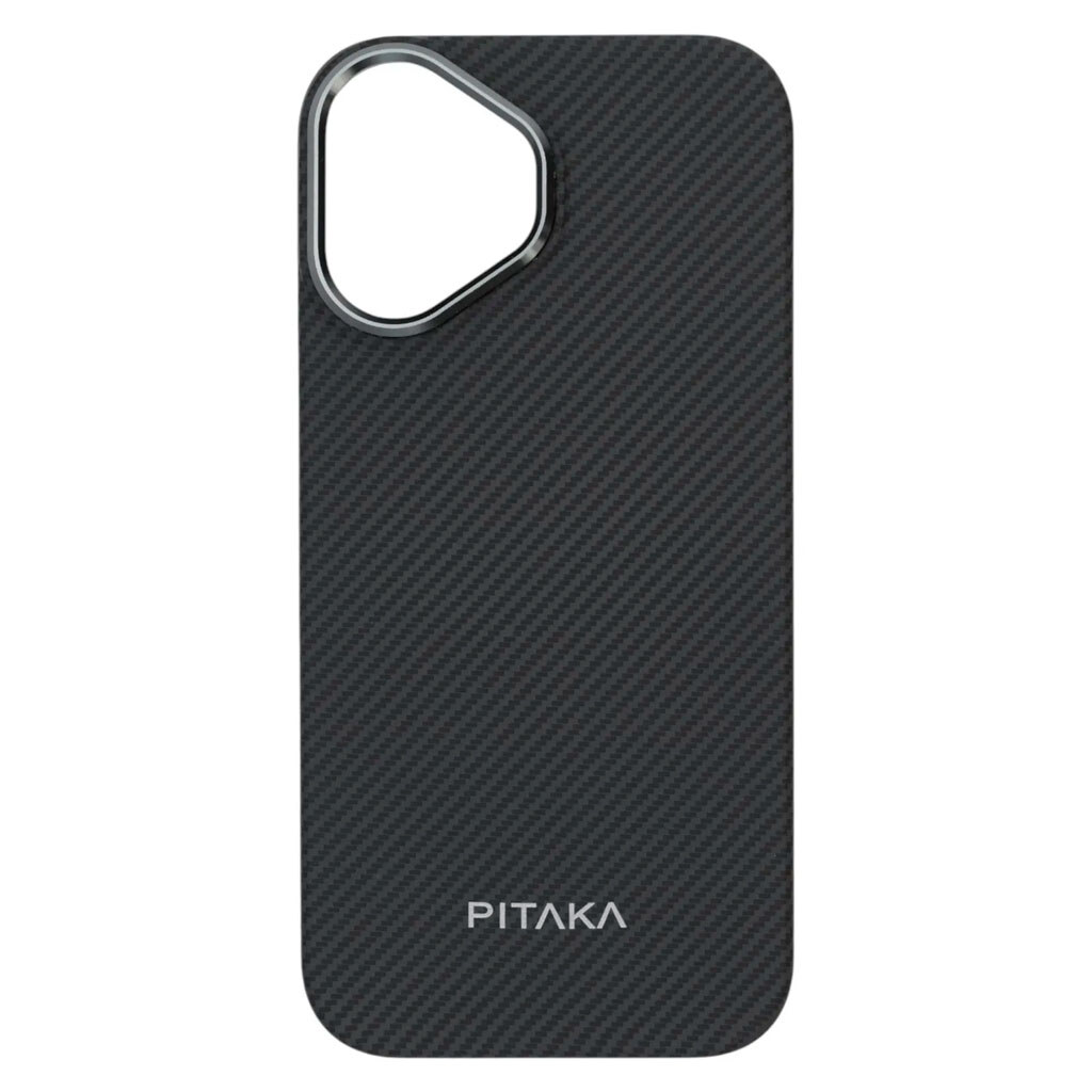 Чехол (накладка) Apple iPhone 17, Pitaka Ultra Slim, MagSafe, Black-Gray, Черный - № 1 Чехол (накладка) Apple iPhone 17, Pitaka Ultra Slim, MagSafe, Black-Gray, Черный - № 1