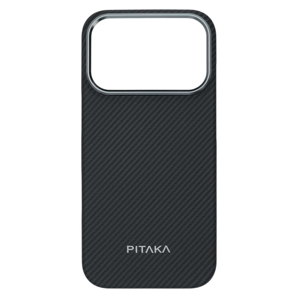 Чехол (накладка) Apple iPhone 17 Pro, Pitaka Ultra Slim, MagSafe, Black-Gray, Черный - № 1 Чехол (накладка) Apple iPhone 17 Pro, Pitaka Ultra Slim, MagSafe, Black-Gray, Черный - № 1
