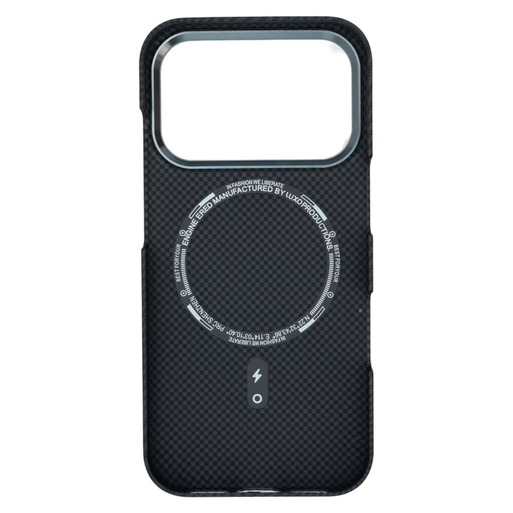 Чехол (накладка) Apple iPhone 17 Pro, Pitaka Ultra Slim, MagSafe, Black-Gray, Черный - № 2 Чехол (накладка) Apple iPhone 17 Pro, Pitaka Ultra Slim, MagSafe, Black-Gray, Черный - № 2