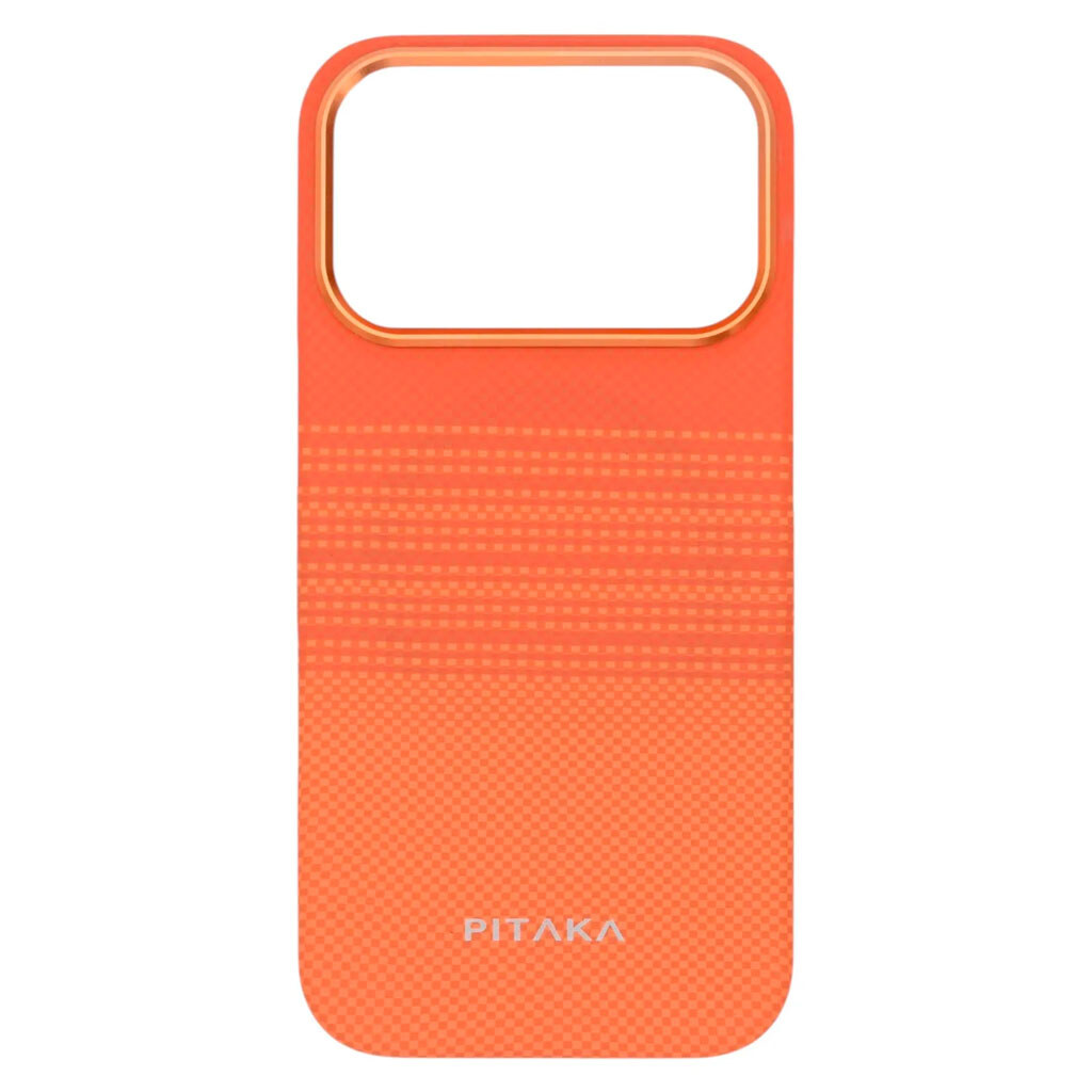 Чехол (накладка) Apple iPhone 17 Pro Max, Pitaka Ultra Slim, MagSafe, Sunset Orange, Рисунок - № 1 Чехол (накладка) Apple iPhone 17 Pro Max, Pitaka Ultra Slim, MagSafe, Sunset Orange, Рисунок - № 1