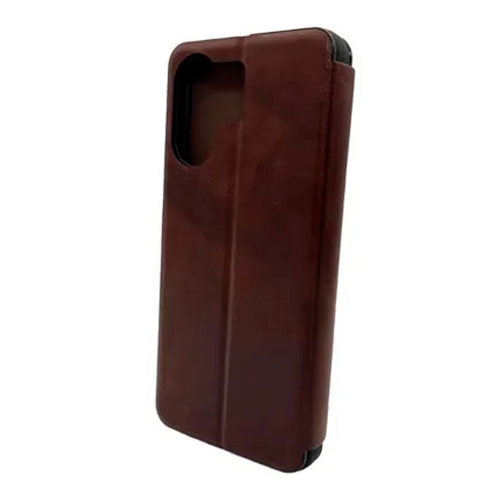 Чехол (книжка) Xiaomi Poco C65 / Redmi 13C, Belora, Dark Brown, Коричневый - № 3 Чехол (книжка) Xiaomi Poco C65 / Redmi 13C, Belora, Dark Brown, Коричневый - № 3