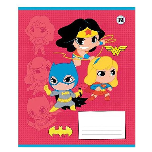 Тетрадь "DC Comics", 12 л., кос., софт тач + УФ лак, Kite - № 2 Тетрадь "DC Comics", 12 л., кос., софт тач + УФ лак, Kite - № 2
