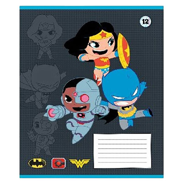 Тетрадь "DC Comics", 12 л., кос., софт тач + УФ лак, Kite - № 3 Тетрадь "DC Comics", 12 л., кос., софт тач + УФ лак, Kite - № 3