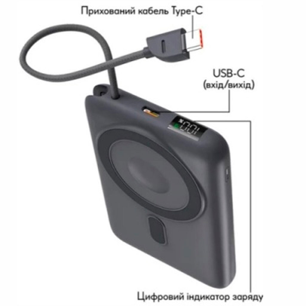 Портативная батарея (Power Bank) Relict Oniqx 2, 10000 mAh, Серый - № 2 Портативная батарея (Power Bank) Relict Oniqx 2, 10000 mAh, Серый - № 2