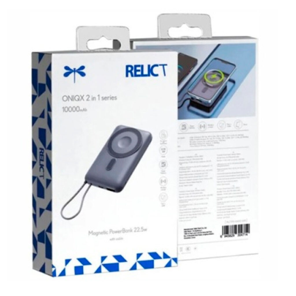 Портативная батарея (Power Bank) Relict Oniqx 2, 10000 mAh, Серый - № 3 Портативная батарея (Power Bank) Relict Oniqx 2, 10000 mAh, Серый - № 3