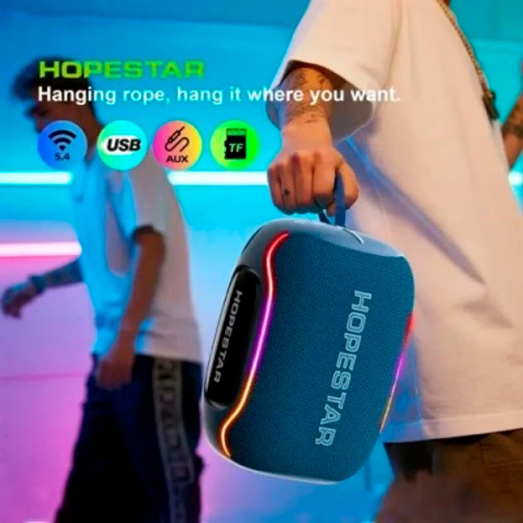 Портативная колонка Hopestar H72, Синий - № 2 Портативная колонка Hopestar H72, Синий - № 2
