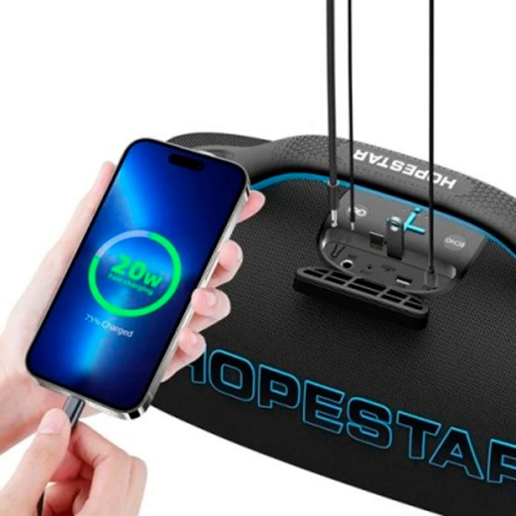 Портативная колонка Hopestar PartyBox 168, Синий - № 3 Портативная колонка Hopestar PartyBox 168, Синий - № 3