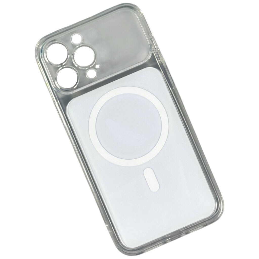 Чехол (накладка) Apple iPhone 15 Pro, Neon Pulse, MagSafe, Белый - № 1 Чехол (накладка) Apple iPhone 15 Pro, Neon Pulse, MagSafe, Белый - № 1