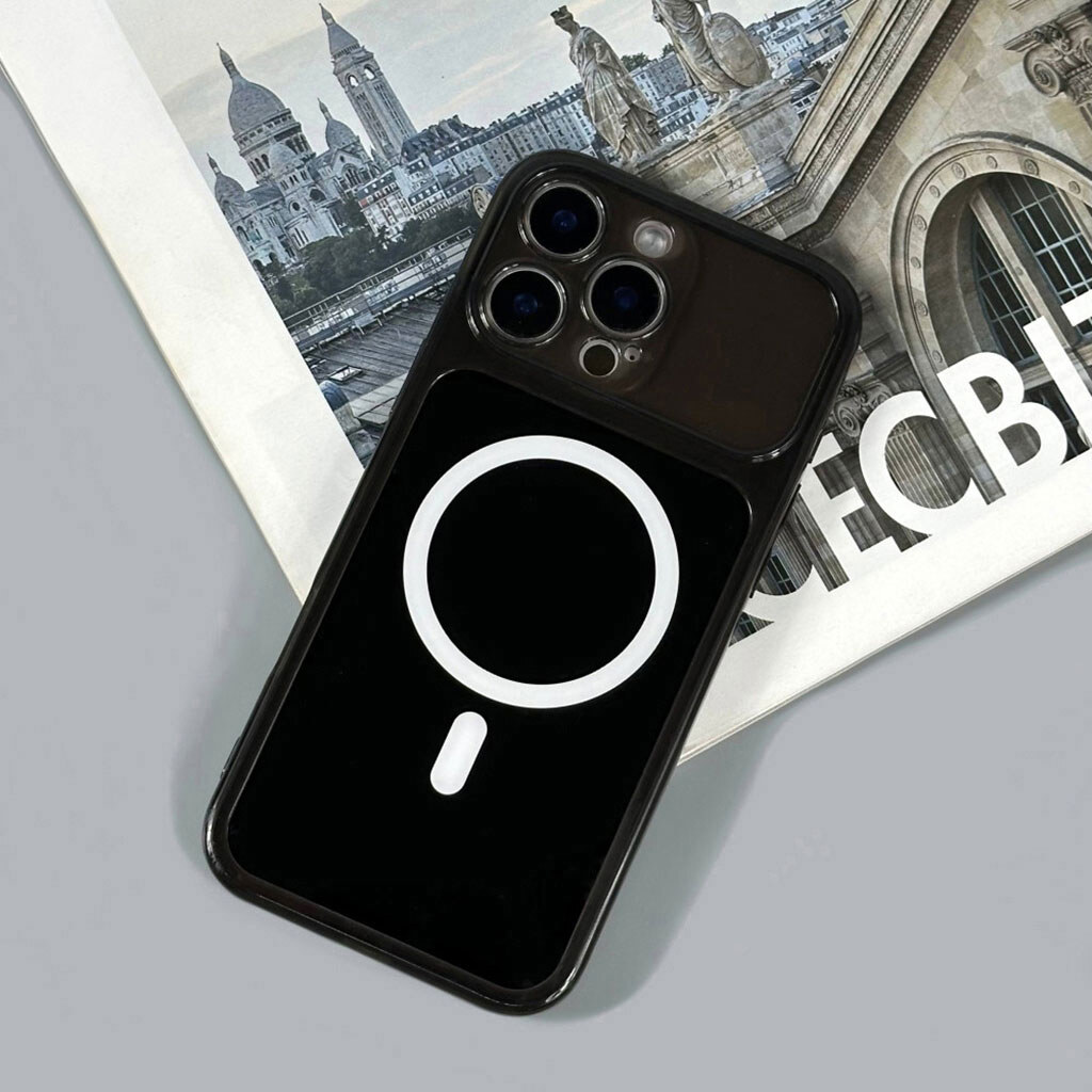 Чехол (накладка) Apple iPhone 17 Pro Max, Neon Pulse, MagSafe, Синий - № 6 Чехол (накладка) Apple iPhone 17 Pro Max, Neon Pulse, MagSafe, Синий - № 6