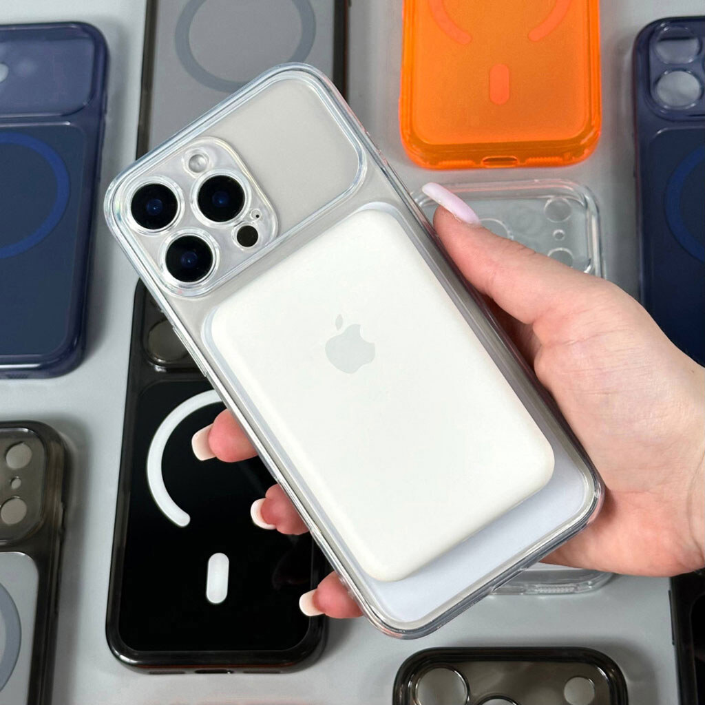 Чехол (накладка) Apple iPhone 17 Pro Max, Neon Pulse, MagSafe, Синий - № 9 Чехол (накладка) Apple iPhone 17 Pro Max, Neon Pulse, MagSafe, Синий - № 9