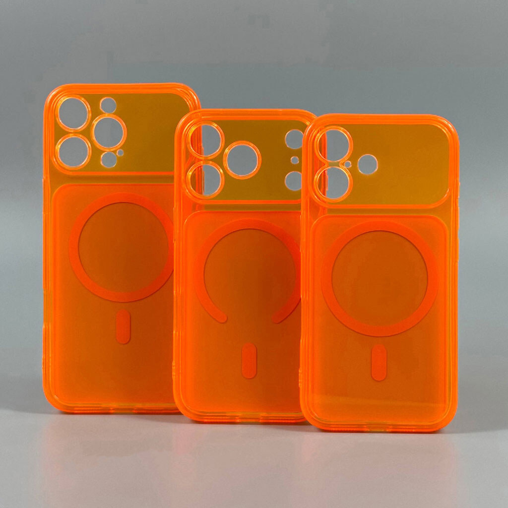 Чехол (накладка) Apple iPhone 17 Pro, Neon Pulse, MagSafe, Белый - № 13 Чехол (накладка) Apple iPhone 17 Pro, Neon Pulse, MagSafe, Белый - № 13