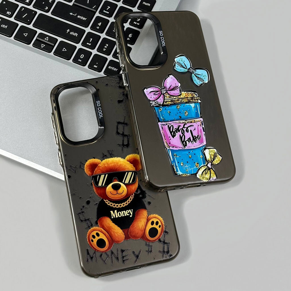 Чохол (накладка) Apple iPhone 16, So Cool, Teddy Money, Малюнок - № 7 Чохол (накладка) Apple iPhone 16, So Cool, Teddy Money, Малюнок - № 7