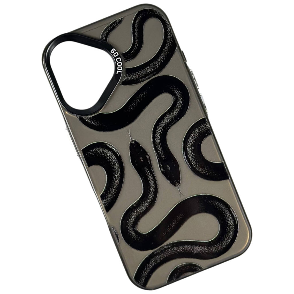Чехол (накладка) Apple iPhone 17, So Cool, Snake, Рисунок - № 1 Чехол (накладка) Apple iPhone 17, So Cool, Snake, Рисунок - № 1