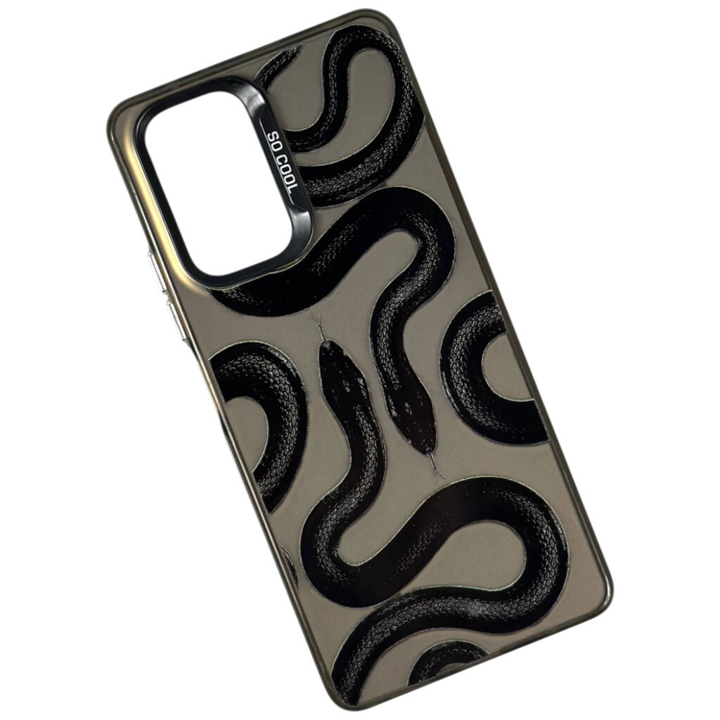 Чехол (накладка) Xiaomi Redmi Note 12 Pro, So Cool, Snake, Рисунок - № 1 Чехол (накладка) Xiaomi Redmi Note 12 Pro, So Cool, Snake, Рисунок - № 1