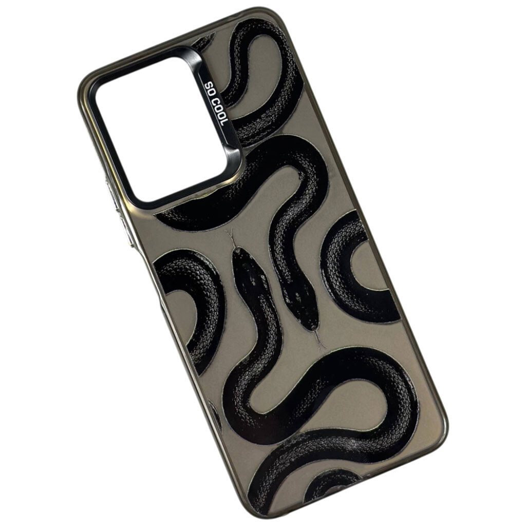 Чехол (накладка) Xiaomi Redmi Note 12, So Cool, Snake, Рисунок - № 1 Чехол (накладка) Xiaomi Redmi Note 12, So Cool, Snake, Рисунок - № 1