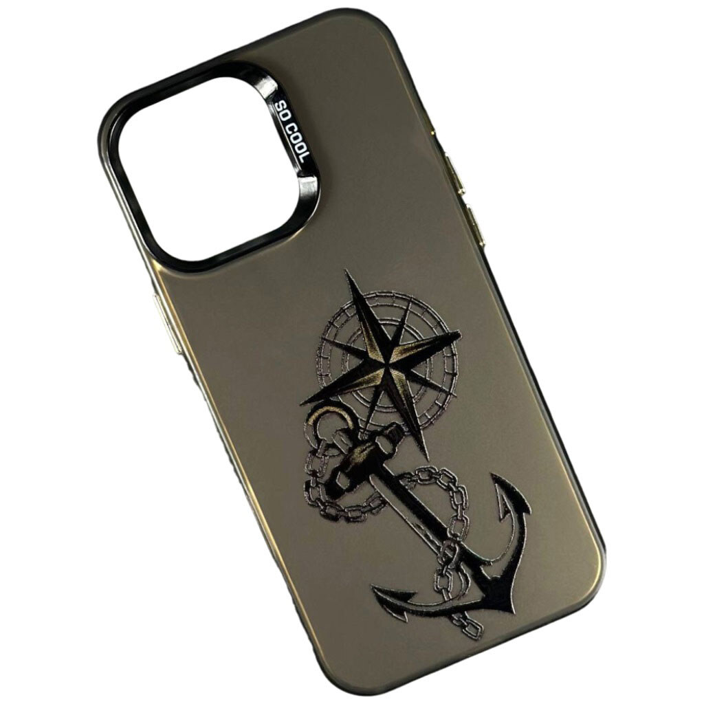 Чехол (накладка) Apple iPhone 13, So Cool, Anchor and Compass, Рисунок - № 1 Чехол (накладка) Apple iPhone 13, So Cool, Anchor and Compass, Рисунок - № 1