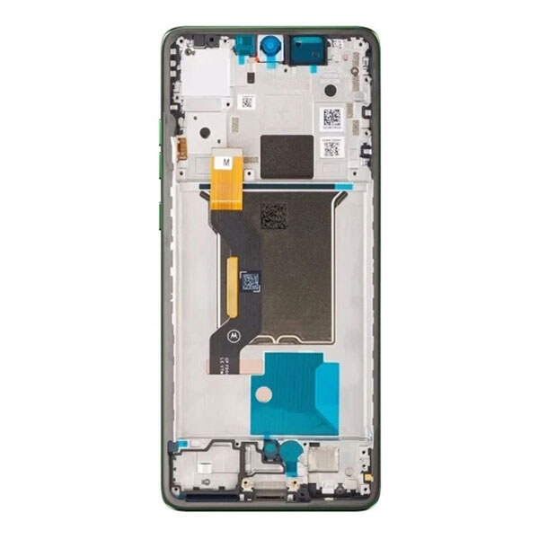 Дисплей (екран) Motorola Edge 60, Original (PRC), З сенсорним склом, З рамкою, Зелений - № 2 Дисплей (екран) Motorola Edge 60, Original (PRC), З сенсорним склом, З рамкою, Зелений - № 2