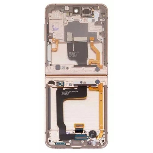 Дисплей (екран) Samsung F721 Galaxy Z Flip 4 5G, Original (PRC), З сенсорним склом, З рамкою, Золотий - № 2 Дисплей (екран) Samsung F721 Galaxy Z Flip 4 5G, Original (PRC), З сенсорним склом, З рамкою, Золотий - № 2