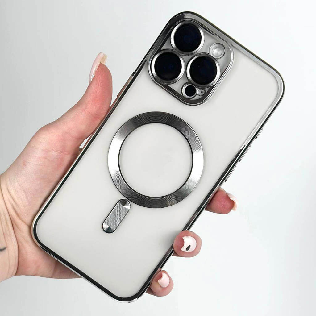 Чехол (накладка) Samsung Galaxy S26, Metallic Full Camera, MagSafe, Розовый - № 2 Чехол (накладка) Samsung Galaxy S26, Metallic Full Camera, MagSafe, Розовый - № 2