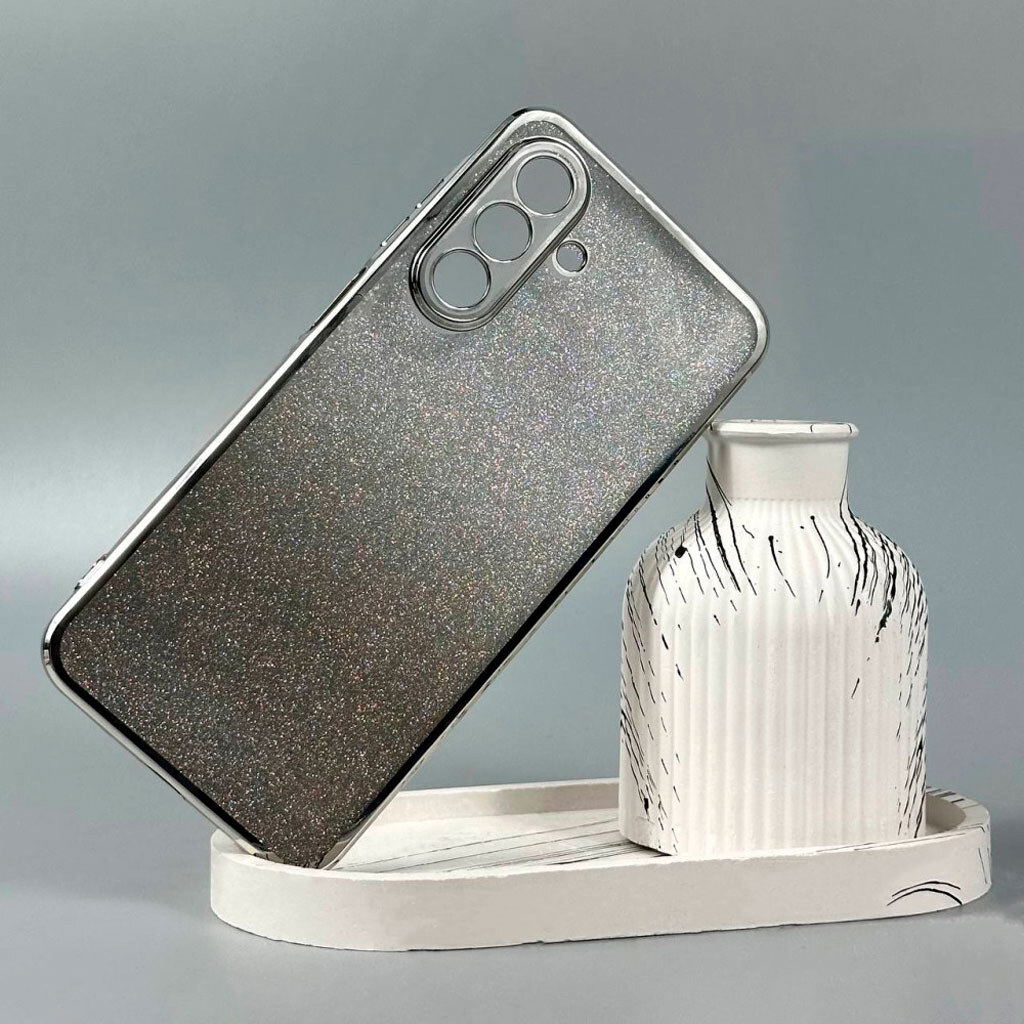 Чохол (накладка) Xiaomi Redmi 13 / Redmi Note 13R, Ombre Glitter Chrome, Gray Chrome, Сірий - № 5 Чохол (накладка) Xiaomi Redmi 13 / Redmi Note 13R, Ombre Glitter Chrome, Gray Chrome, Сірий - № 5